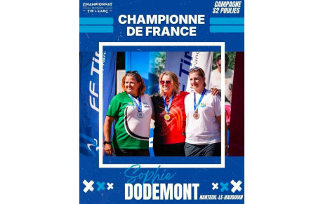 Championnat de France - Tir en Campagne 2026 - Les Résultats - Sophie Dodemont, Championne de France 😍